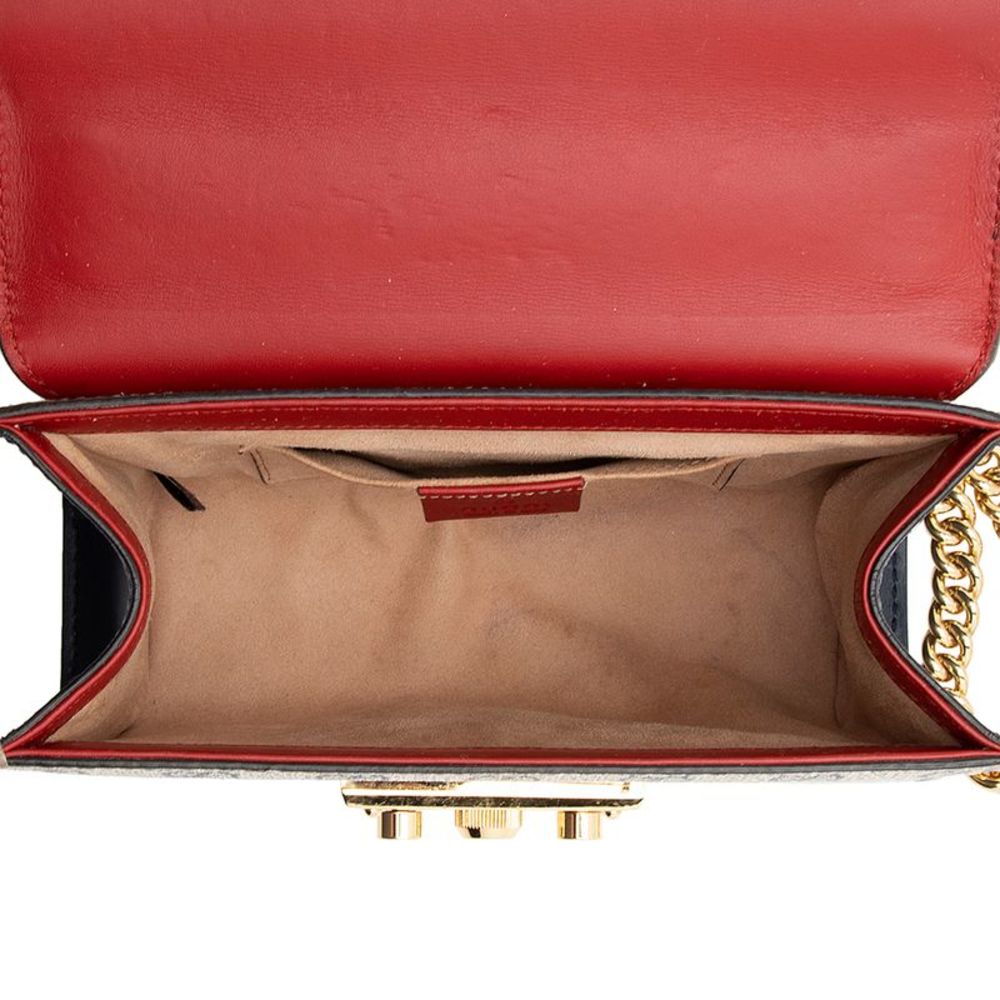 Gucci GG Supreme Small Padlock Shoulder Bag - Picture 7 of 15
